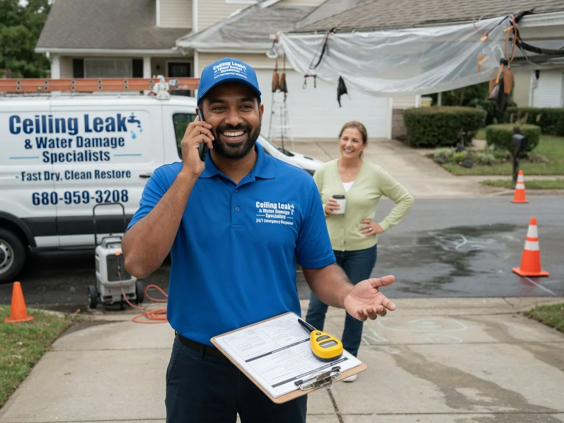 Ceiling Leak Cleanup Doe Run, MO FAQs
